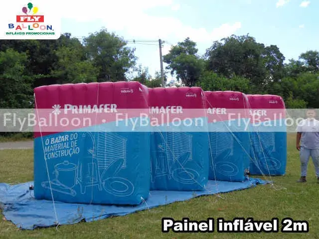 Painéis infláveis promocionais Primafer, 2 m